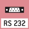 Datenschnittstelle RS-232: Zum Anschluss der Waage an Drucker, PC oder Netzwerk.