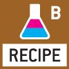 Niveau de recette B : mémoire interne pour les recettes complètes avec nom et valeur cible des composants de la recette. Guidage de l'utilisateur pris en charge par l'affichage.